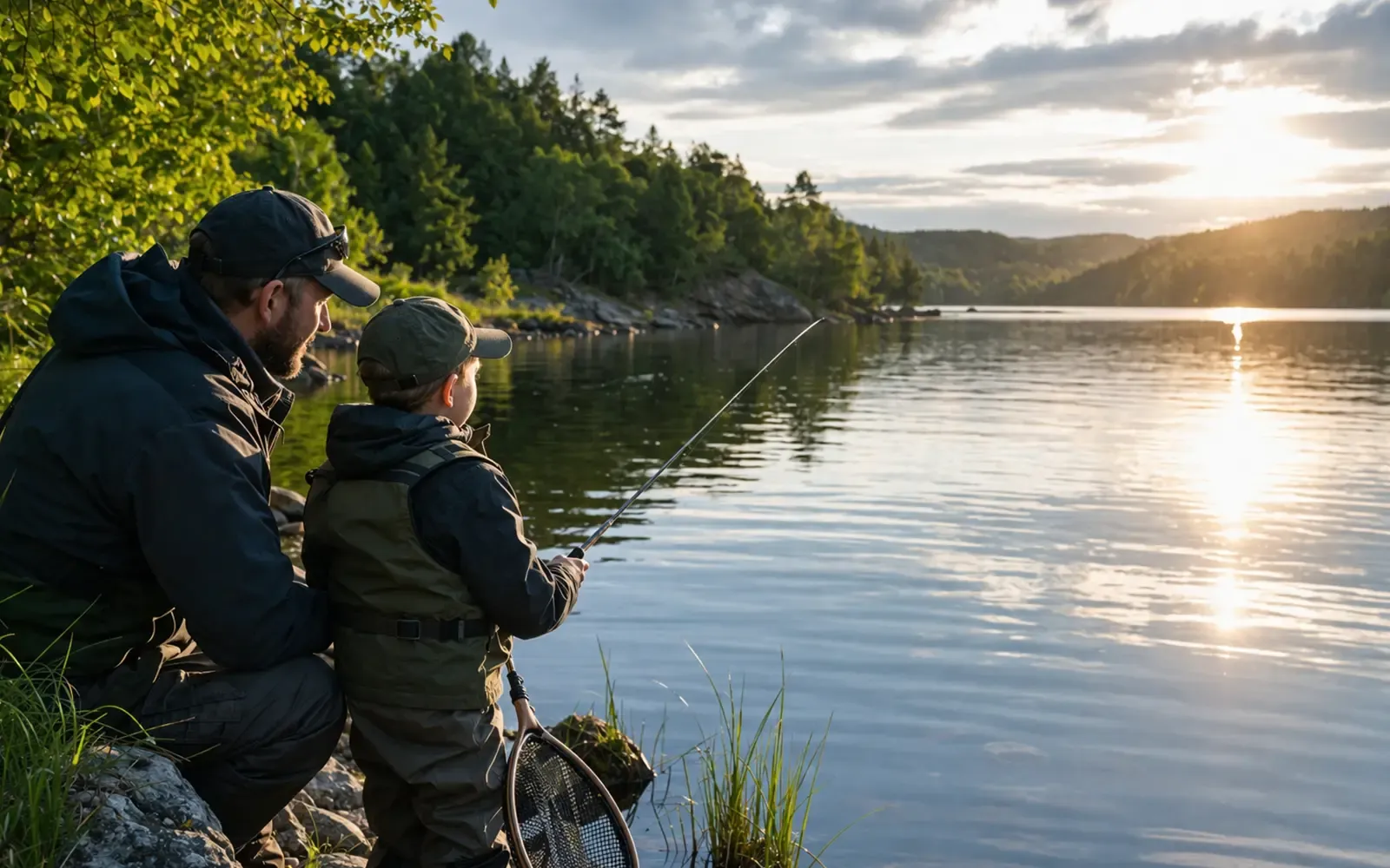 Illustrasjonsbilde for artikkel om Fiske regler barn Norge: hva kan barn gjøre gratis og hva må sjekkes?