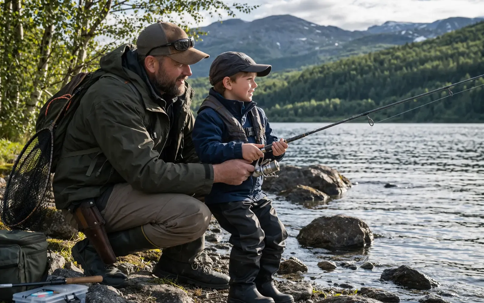 Illustrasjonsbilde for artikkel om Fiskekort alder Norge: regler for barn, ungdom og voksne