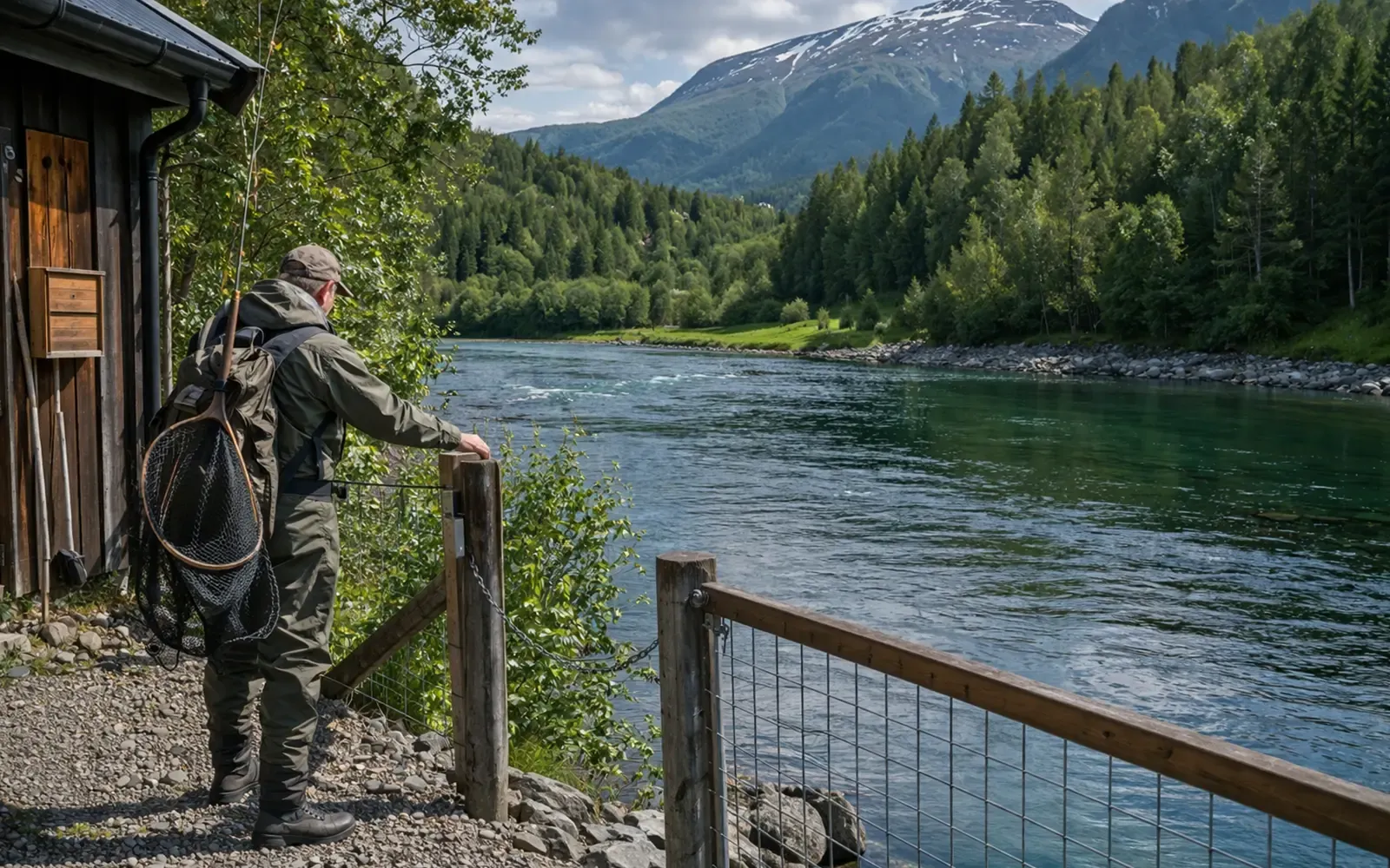 Illustrasjonsbilde for seksjonen Prisnivå, tillegg og lokale forskjeller i artikkel om Premier elv fiskekort: hvorfor koster de beste laksekortene mer?