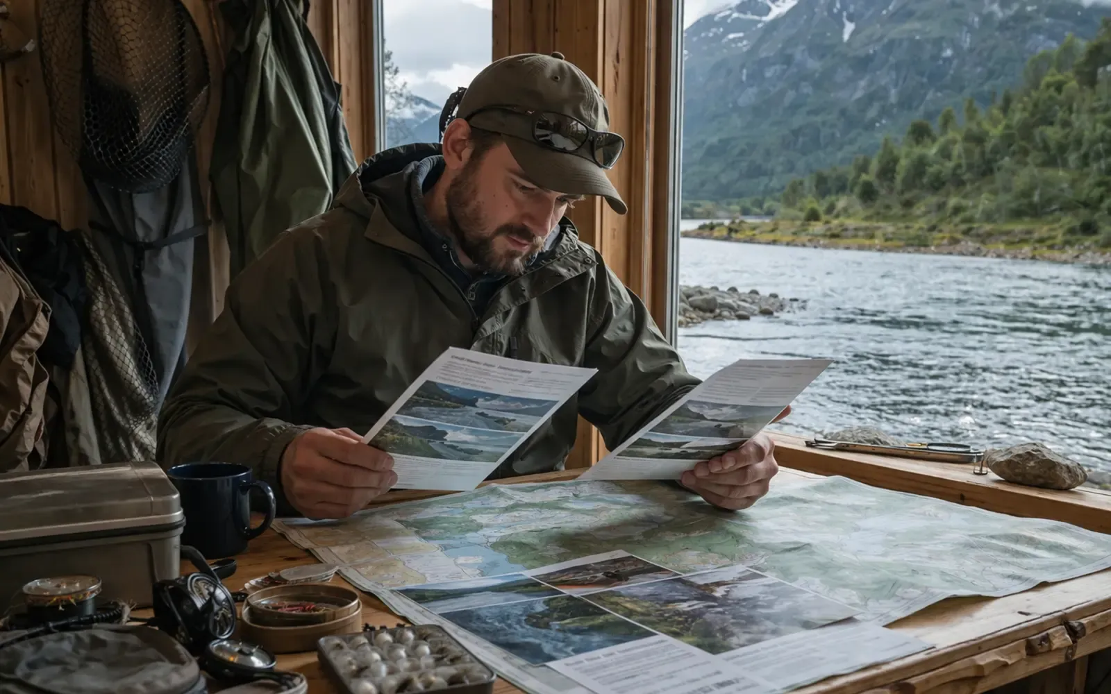 Illustrasjonsbilde for seksjonen Slik velger du riktig fiskekort første gang i artikkel om Premier elv fiskekort: hvorfor koster de beste laksekortene mer?